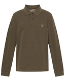 Timberland Ανδρικό Μακρυμάνικο Polo Millers River TB0A6VD2A58 Πράσινο