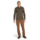 Timberland Ανδρική Μπλούζα LS Millers River Pique Polo TB0A6VD2A58 Πράσινο