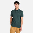 Timberland Ανδρική Μπλούζα SS Millers River Pique Polo TB0A6VDP-317 Πράσινο