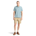 Timberland Ανδρική Μπλούζα SS Millers River Pique Polo TB0A6VDP-758 Πετρόλ
