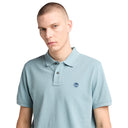 Timberland Ανδρική Μπλούζα SS Millers River Pique Polo TB0A6VDP-758 Πετρόλ