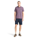 Timberland Ανδρική Μπλούζα SS Millers River Pique Polo TB0A6VDP-ENX Μωβ