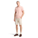 Timberland Ανδρική Μπλούζα SS Millers River Pique Polo TB0A6VDP-ERV Ροζ