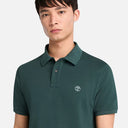 Timberland Ανδρική Μπλούζα SS Millers River Pique Polo TB0A6VDP-317 Πράσινο