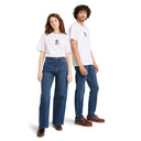 Timberland Ανδρικό T-Shirt Print Stack Logo TB0A6WWT100 Λευκό