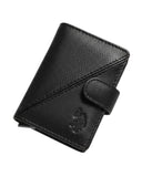 U.S. Polo Assn. Ανδρικό Πορτοφόλι Καρτοθήκη Oak Wood AIU262767MHA000 Μαύρο