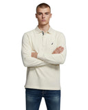 Nautica Ανδρική Μπλούζα Cabin Polo Long Sleeve N1CR0126-904 Εκρού