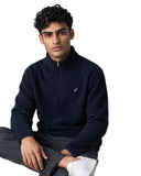Nautica Ανδρικό Fleece Half Zip Aphareus 3NC1X03263-NC459 Μπλε