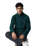 Nautica Ανδρικό Fleece Half Zip Aphareus 3NC1X03263-NC502 Πράσινο