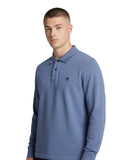 Timberland Ανδρικό Polo Μακρυμάνικο Millers River Pique TBC0YHBEEYO Μπλε