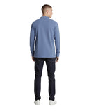 Timberland Ανδρικό Polo Μακρυμάνικο Millers River Pique TBC0YHBEEYO Μπλε