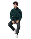Nautica Ανδρικό Fleece Half Zip Aphareus 3NC1X03263-NC502 Πράσινο