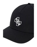 Guess Καπέλο Woven Baseball Cap AM9662COT01-BLA Μαύρο