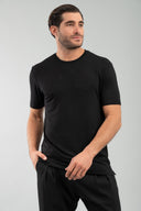 Vittorio Ανδρική Μπλούζα T-Shirt 200-2324-003 Μαύρο