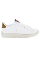 U.S. Polo Assn.  Ανδρικά Sneakers ARIS001A-WHI-CUO01 Λευκό