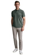 Navy & Green Ανδρική Μπλούζα Πόλο Κοντομάνικη 24GE.300.9 Army Green Χακί