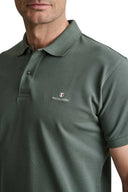 Navy & Green Ανδρική Μπλούζα Πόλο Κοντομάνικη 24GE.300.9 Army Green Χακί