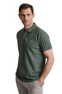 Navy & Green Ανδρική Μπλούζα Πόλο Κοντομάνικη 24GE.300.9 Army Green Χακί