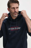 Guess Jeans Ανδρικό Φούτερ Με Κουκούλα M4YQ23K9V31-A71W Μπλε