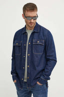 Pepe Jeans Ανδρικό Πουκάμισο Relaxed Overshirt PM308585CU4-000 Μπλε