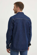 Pepe Jeans Ανδρικό Πουκάμισο Relaxed Overshirt PM308585CU4-000 Μπλε