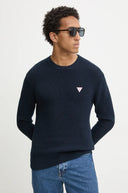 Guess Jeans Ανδρικό Βαμβακερό Πουλόβερ M4BR30Z3HM1-A71W Μπλε