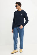 Guess Jeans Ανδρικό Βαμβακερό Πουλόβερ M4BR30Z3HM1-A71W Μπλε