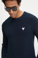 Guess Jeans Ανδρικό Βαμβακερό Πουλόβερ M4BR30Z3HM1-A71W Μπλε