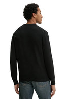 Guess Jeans Ανδρικό Βαμβακερό Πουλόβερ M4BR31Z3HM1-JBLK Μαύρο