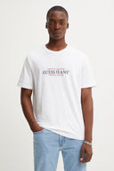 Guess Jeans Ανδρικό T-Shirt M4YI42K8FQ4-G011 Λευκό