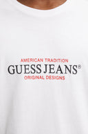 Guess Jeans Ανδρικό T-Shirt M4YI42K8FQ4-G011 Λευκό
