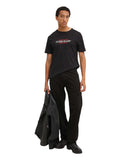 Guess Jeans Ανδρικό T-Shirt M4YI42K8FQ4-JBLK Μαύρο