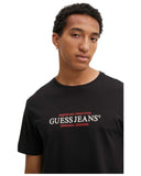 Guess Jeans Ανδρικό T-Shirt M4YI42K8FQ4-JBLK Μαύρο
