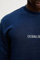 Guess Jeans Ανδρικό Φούτερ Λαιμόκοψη M4YQ17K9V31-BL1N Μπλε