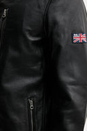 Pepe Jeans Ανδρικό Δερμάτινο Μπουφάν Joey PM4027178-999 Μαύρο