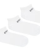 Guess Σετ 3 Ζευγάρια Κάλτσες Σοσόνια U4YG50Z3F60-G011 Λευκό