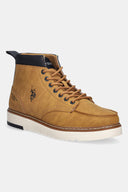 U.S. Polo Assn. Ανδρικά  Μποτάκια LONDON001-TAN Κίτρινο
