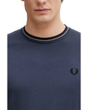 Fred Perry Ανδρική Μπλούζα Τ-Shirt Twin Tipped M1588-01B Γκρι