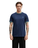 Fred Perry Ανδρική Μπλούζα Τ-Shirt Twin Tipped M1588-86A  Μπλε