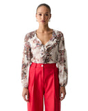 Guess Γυναικείο Πουκάμισο Emy Ruffled W6YH30W2951-PMPV Μπεζ 