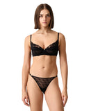 Guess Γυναικείο Στρινγκ Taylor Thong O6BE03K4916-JBLK Μαύρο
