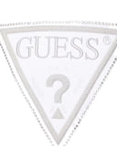Guess Γυναικείο Φούτερ Triangle Glitter W6YQ14K4352-G011 Λευκό