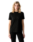 Guess Γυναικείο T-Shirt 4G Rhombus V6YI19K4321-FJDH Μαύρο