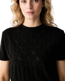 Guess Γυναικείο T-Shirt 4G Rhombus V6YI19K4321-FJDH Μαύρο