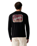 Guess Jeans Ανδρικό Μακρυμάνικο T-Shirt M6BI13K5328-JBLK Μαύρο