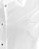 Guess Γυναικείο Πουκάμισο New Cate W6YH10W2752-G011 Λευκό