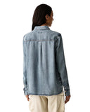 Guess Γυναικείο Πουκάμισο Τζιν Eliza W6YH19D1353-CTGS Μπλε