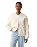 Guess Γυναικείο Μπουφάν Sherpa Bomber Azha V6YL08W3267-REB Εκρού