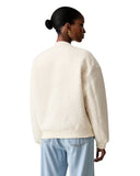 Guess Γυναικείο Μπουφάν Sherpa Bomber Azha V6YL08W3267-REB Εκρού
