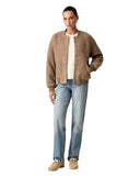 Guess Γυναικείο Μπουφάν Sherpa Bomber Azha V6YL08W3267-G1AQ Μπεζ